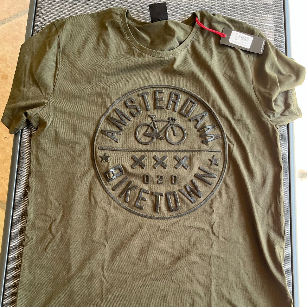 Amsterdam Biketown XXX Embossed T-shirt